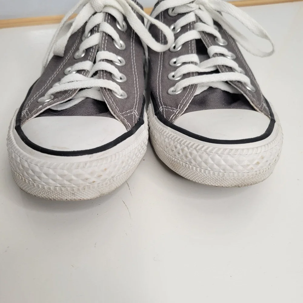 Converse Chuck Taylor All Star Unisex 6M‎ 8W Gray Low Top Canvas Sneakers 1J794 - Picture 7 of 14